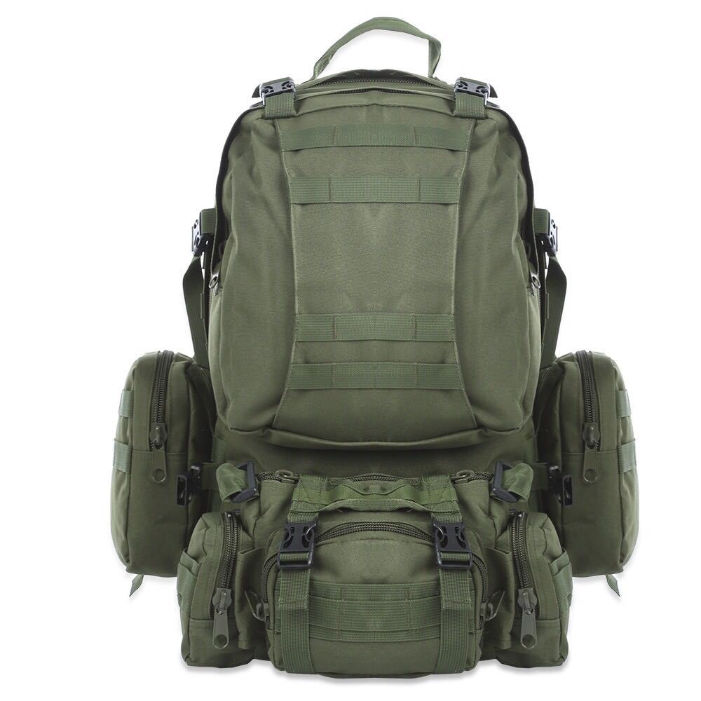 50L Tactical Outdoor Backpack – Waterproof MOLLE Military Rucksack for Camping, Hiking & Travel