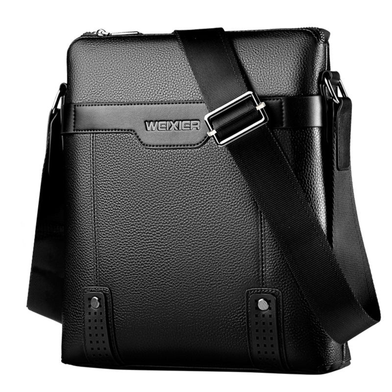 Men’s Casual PU Leather Shoulder Bag – Stylish Crossbody Backpack for Everyday Use
