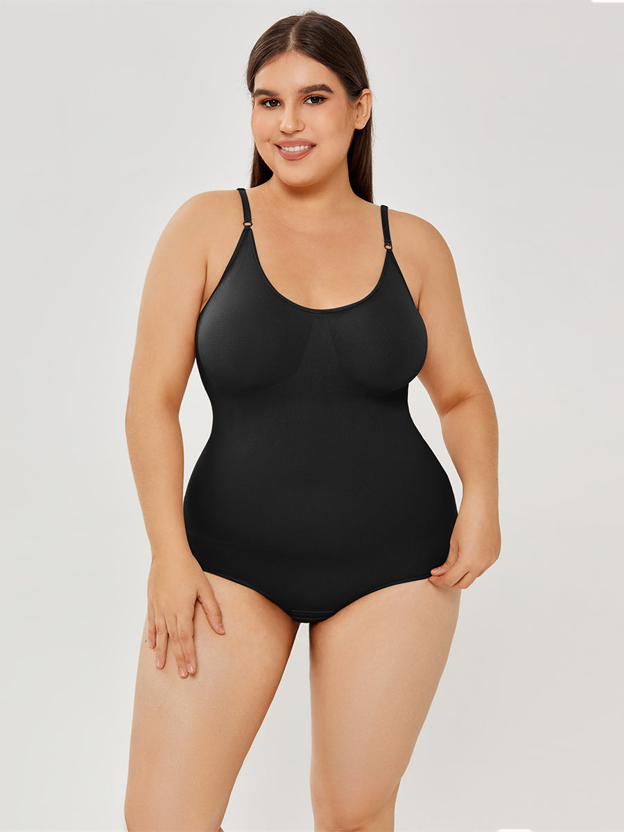 Women's Full Bust Tummy Control Bodysuit – Seamless Shapewear for a Sleek Silhouette