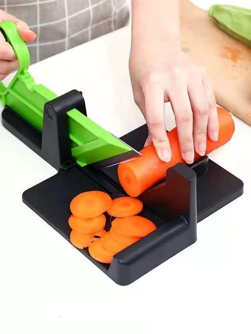 Multifunctional Vegetable Cutter & Slicer – Stainless Steel Kitchen Chopper for Carrots, Potatoes & More