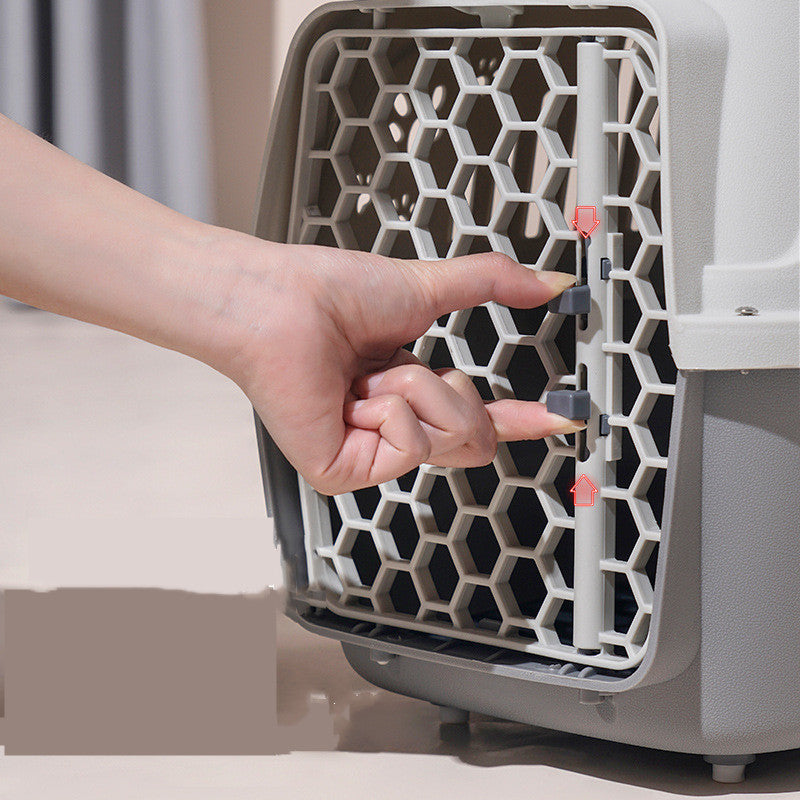 Portable Pet Airline Travel Carrier – Breathable Flight Case for Cats & Small to Medium Dogs