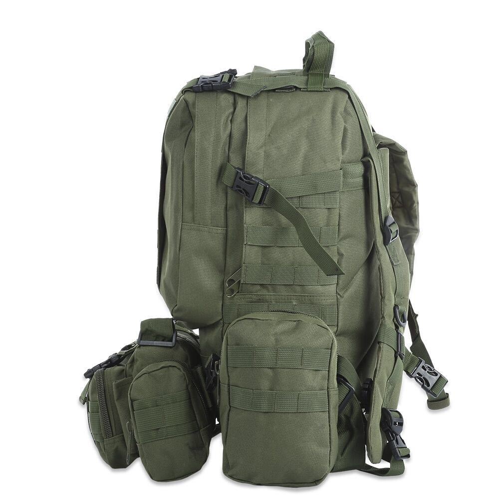 50L Tactical Outdoor Backpack – Waterproof MOLLE Military Rucksack for Camping, Hiking & Travel