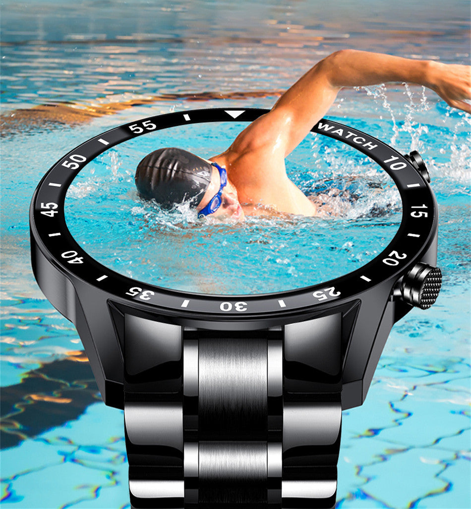 Multifunctional Bluetooth Smart Watch – Sports Design with Activity & Health Monitoring, Waterproof