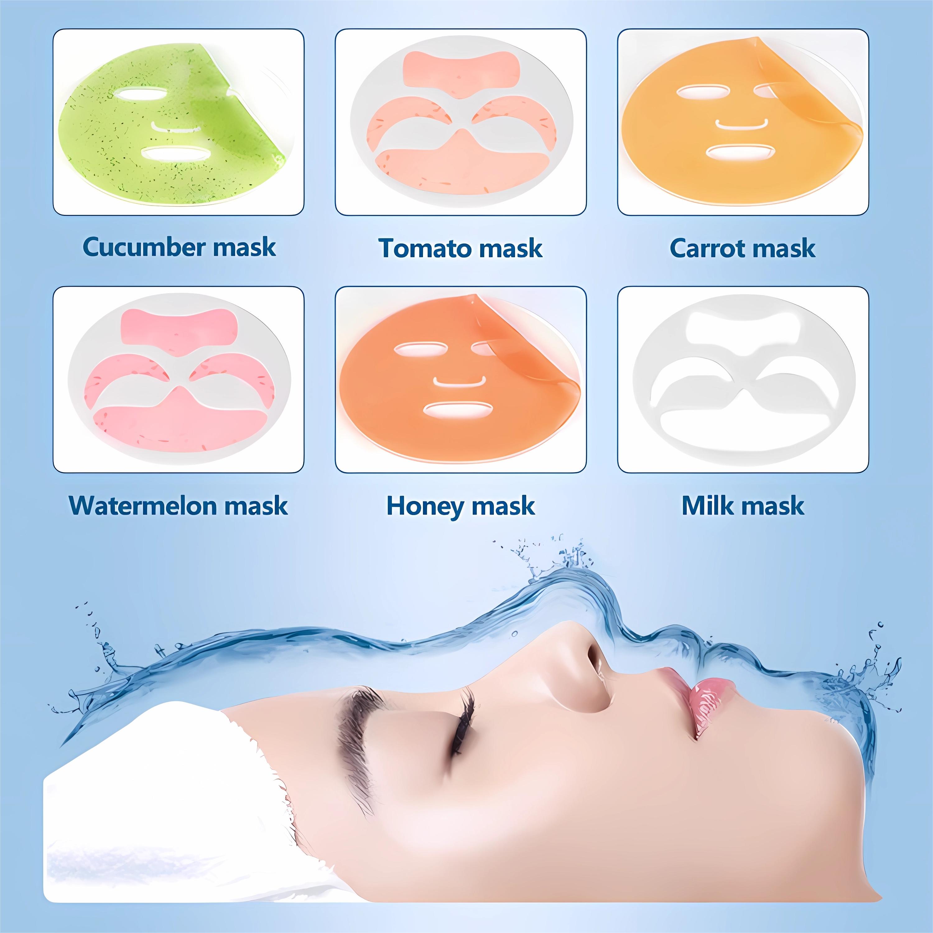 DIY Automatic Facial Mask Maker Machine – Fresh Fruit & Vegetable Face Mask Creator for Home Skin Rejuvenation