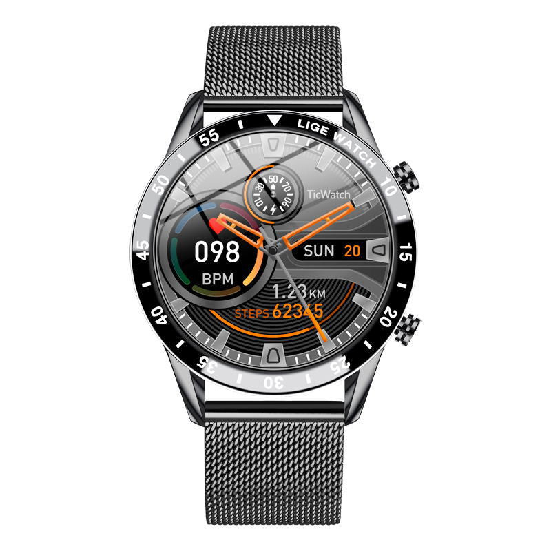Multifunctional Bluetooth Smart Watch – Sports Design with Activity & Health Monitoring, Waterproof