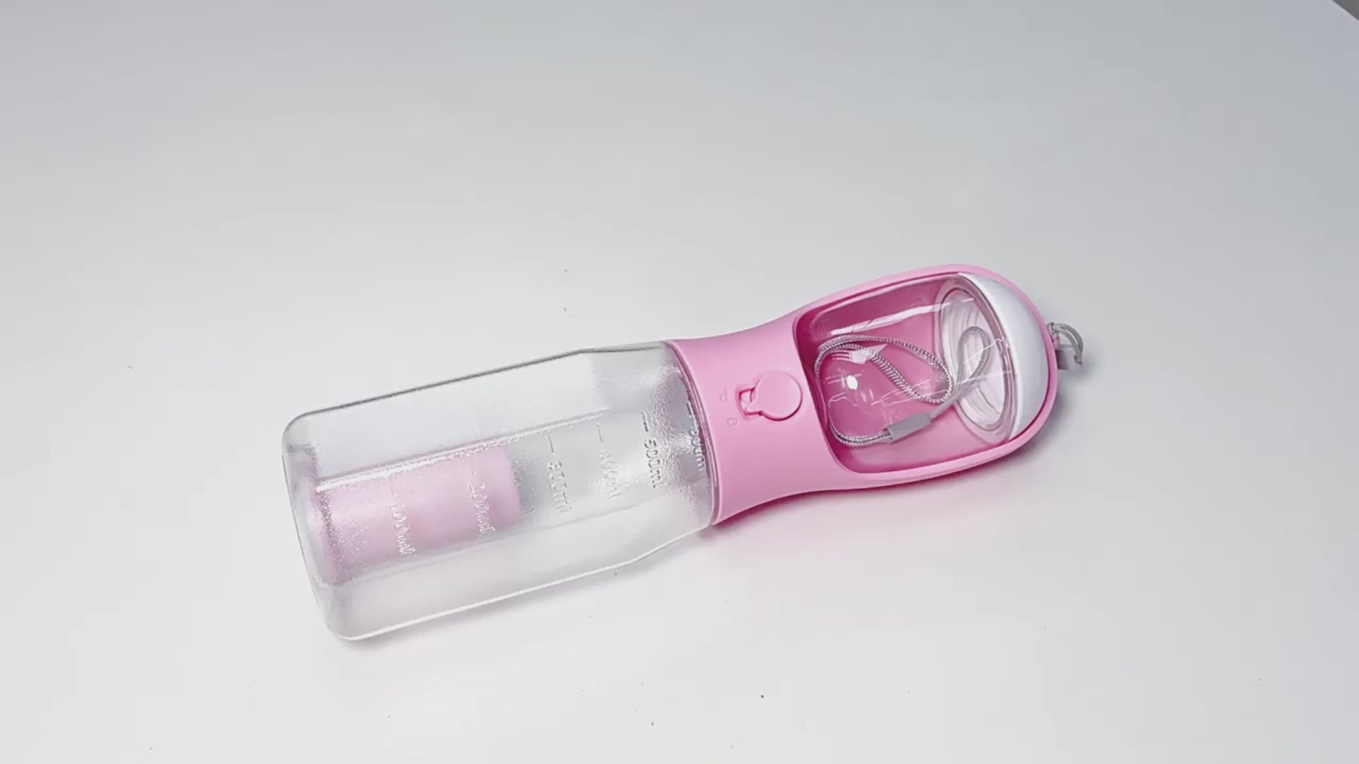 Dog Water Cup Drinking Food Garbage Bag Three-In-One Portable Small Multi-Functional Pet Cups Pets Supplies